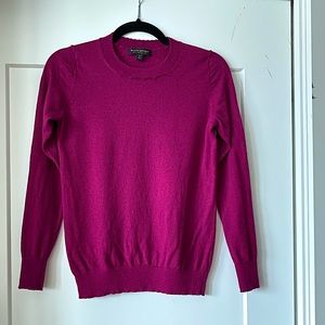 Banana Republic magenta merino wool sweater size S